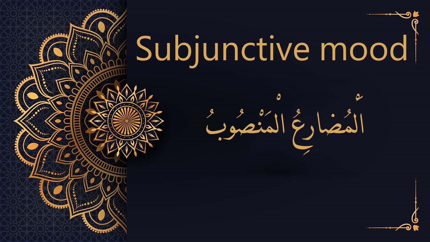 The subjunctive mood  - moods of the imperfect tense