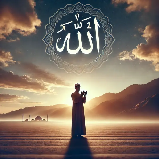 Personne en prière invoquant Allah face à l’injustice