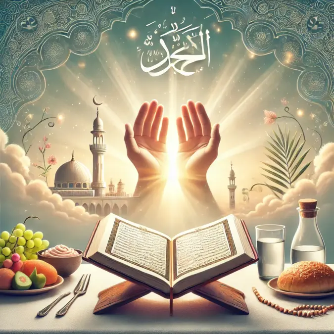 Invocation du rizq avec Coran et mains levées