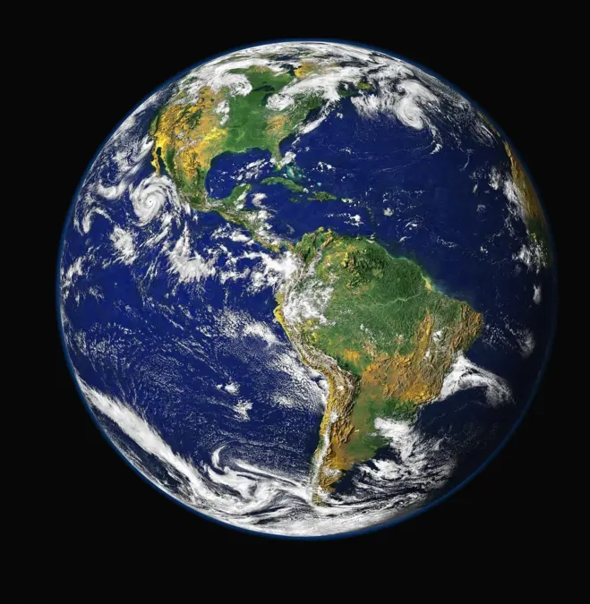 La planète Terre vue de l’espace
