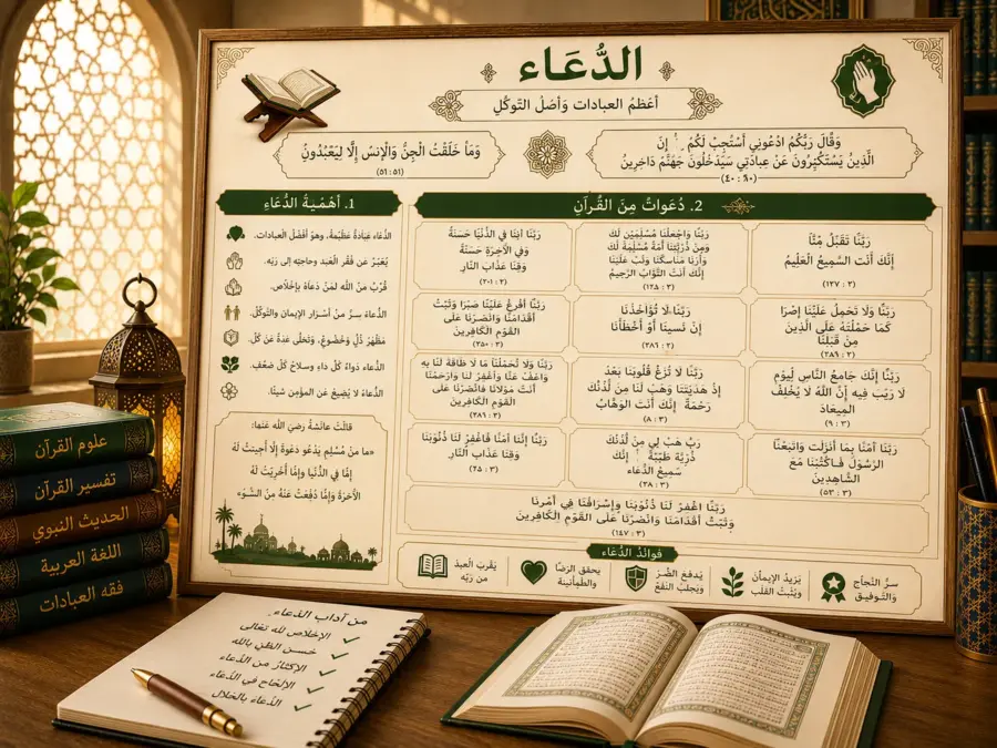 Cours sur les invocations dans le Coran