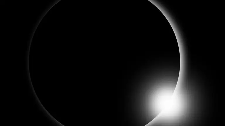 Solar eclipse illustrating signs of the Day of Judgment