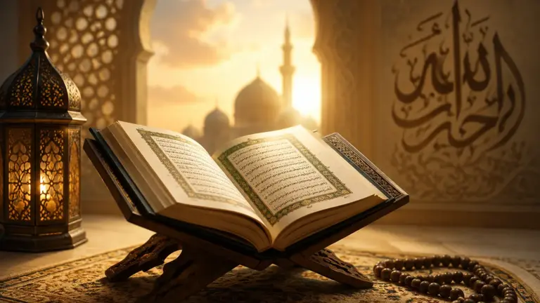 Coran ouvert illustrant Ayat al-Kursi et ses bienfaits