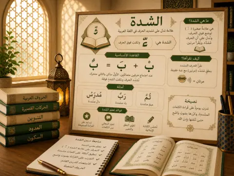 Cours sur la chedda en arabe