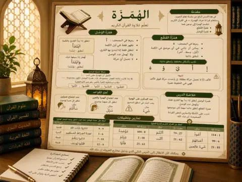 Cours de tajwid sur la hamza