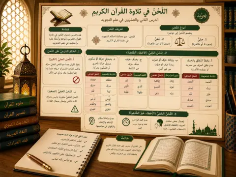 Tajwid lesson about Quran recitation errors