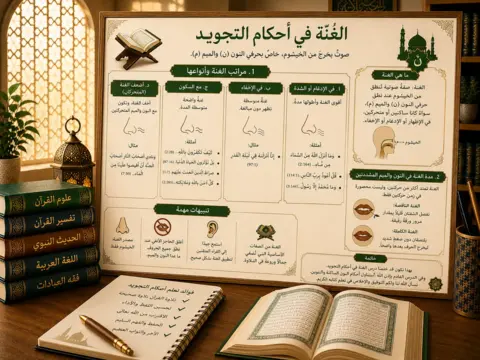 Cours de tajwid sur la ghunna