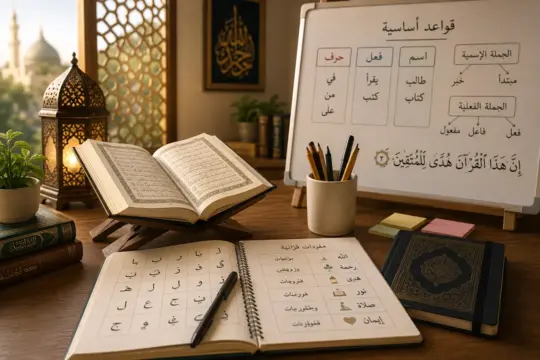 Support d’apprentissage de l’arabe coranique