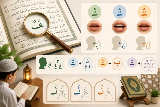 Illustration of tanween in Arabic reading