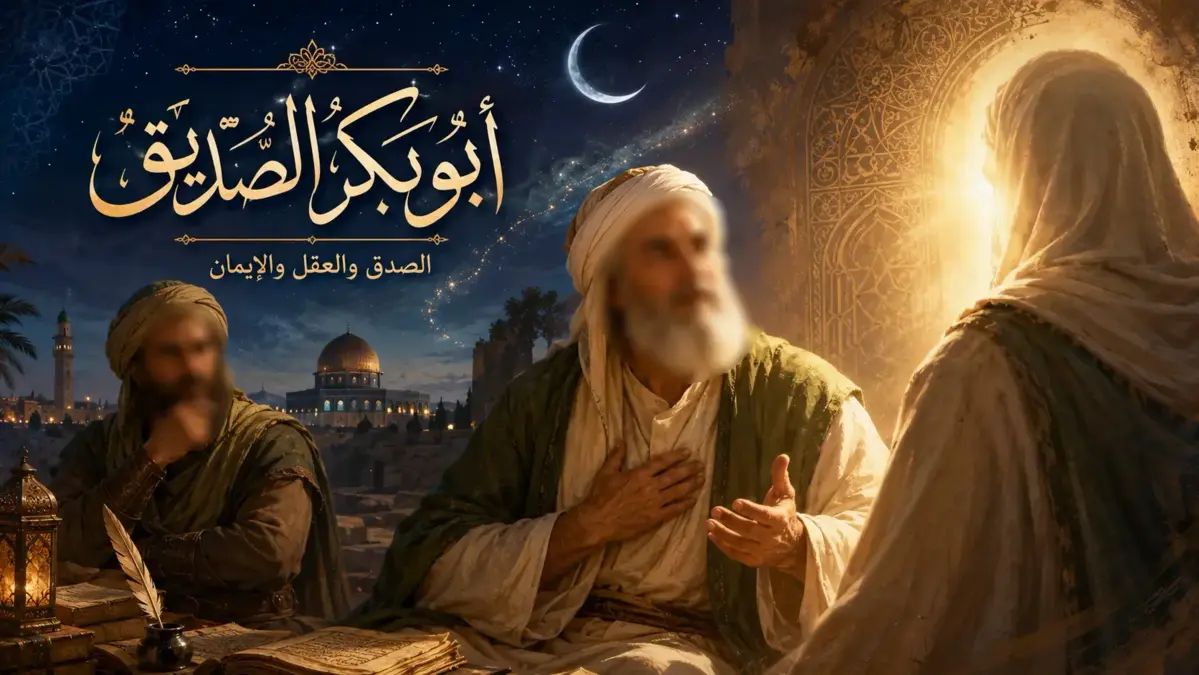 Abou Bakr As-Siddiq avec compagnons