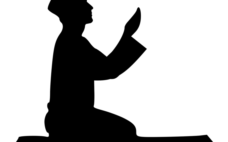 Illustration symbolizing a supplication for a deceased person in Islam