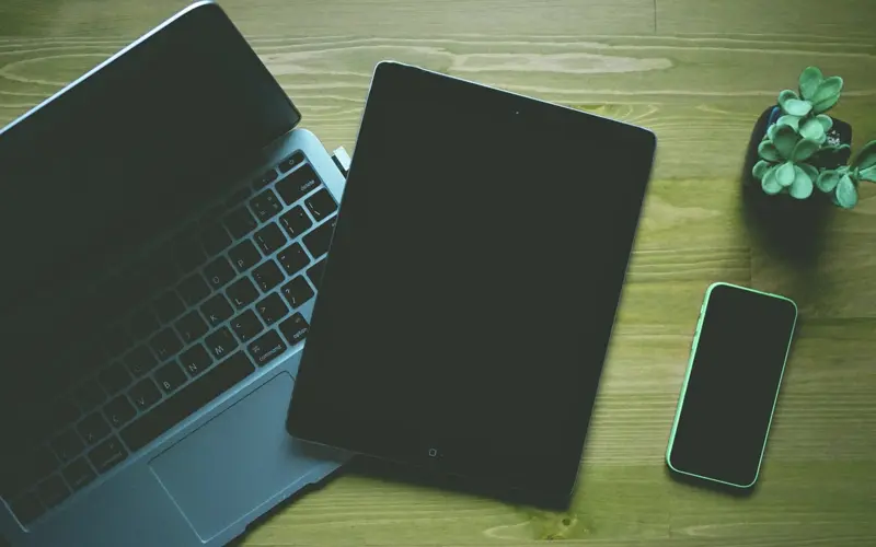 Laptop, tablet, and phone for learning Arabic online