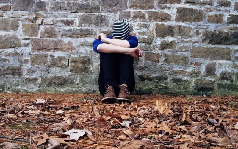 Isolated child seeking spiritual protection