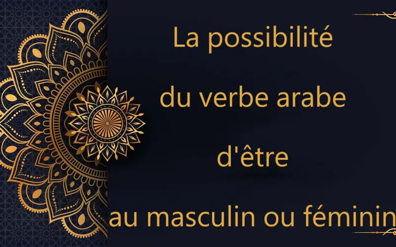 La possibilité du verbe arabe d'être au masculin ou féminin | cours d’arabe gratuit | leçon 77
