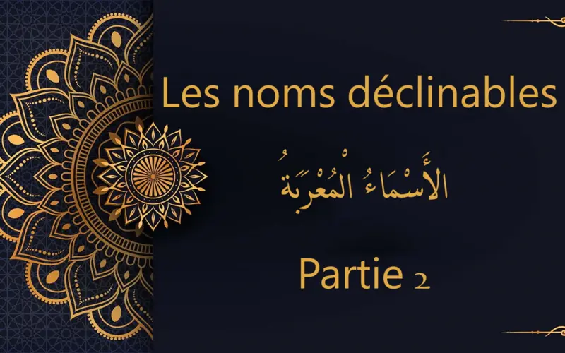 Les noms déclinables – الأَسْمَاءُ الْمُعْرَبَةُ - partie 2 | cours d’arabe gratuit | leçon 58