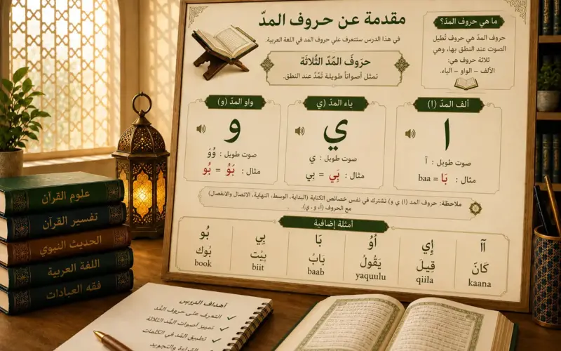 Cours sur les voyelles longues en arabe
