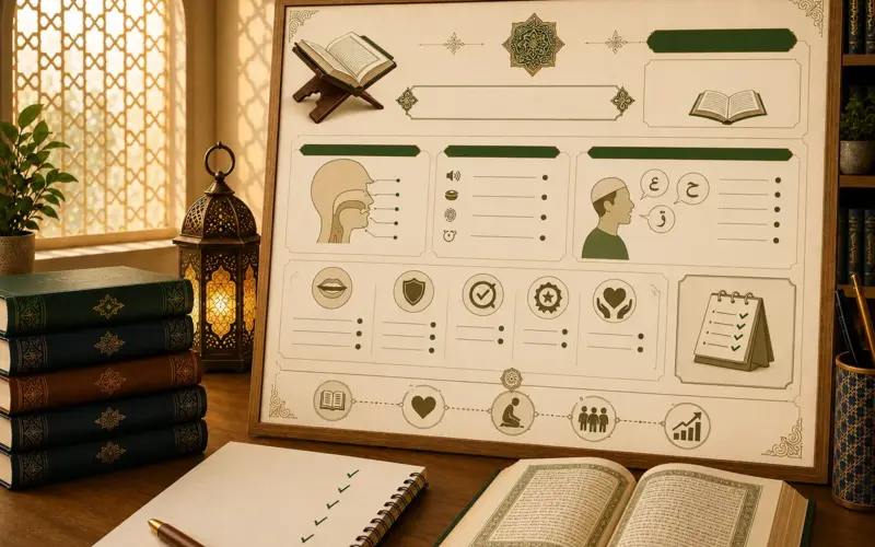 Leçon de tajwid sur les caractéristiques des lettres
