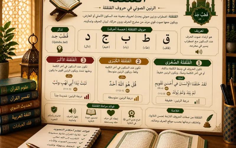 Cours de tajwid sur la qalqala