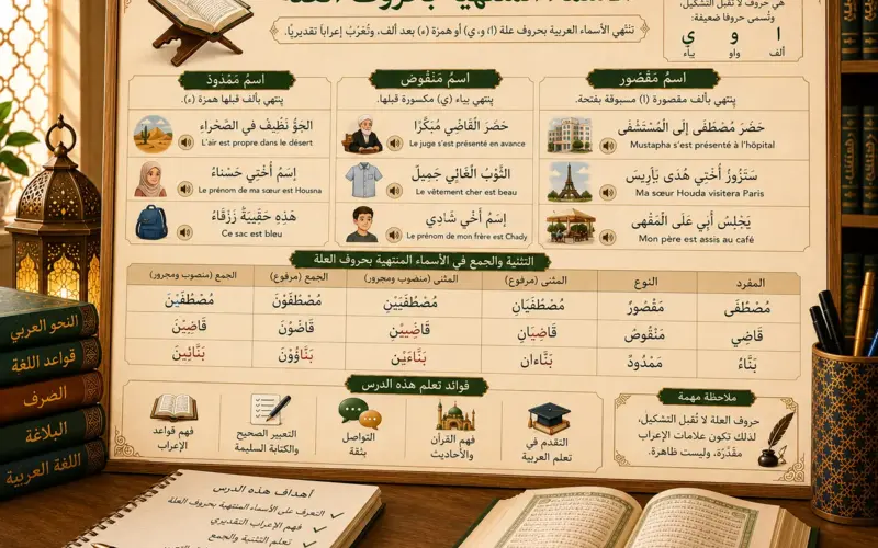 Arabic grammar lesson about special noun endings