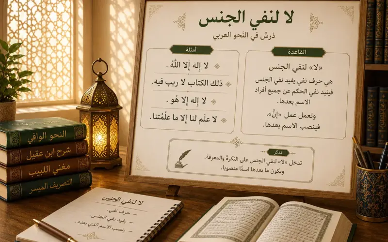 Arabic grammar board with open books