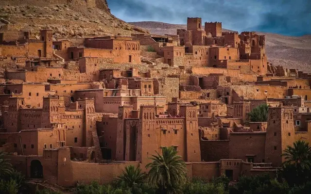 Traditionelles Dorf in der arabischen Welt