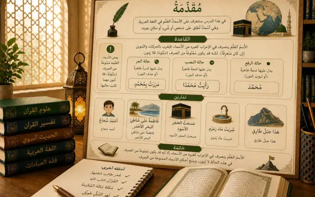 Leçon sur les noms propres en arabe