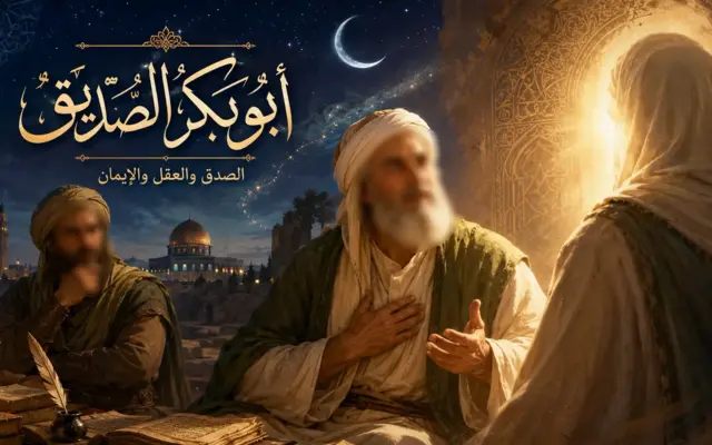 Abou Bakr As-Siddiq avec compagnons