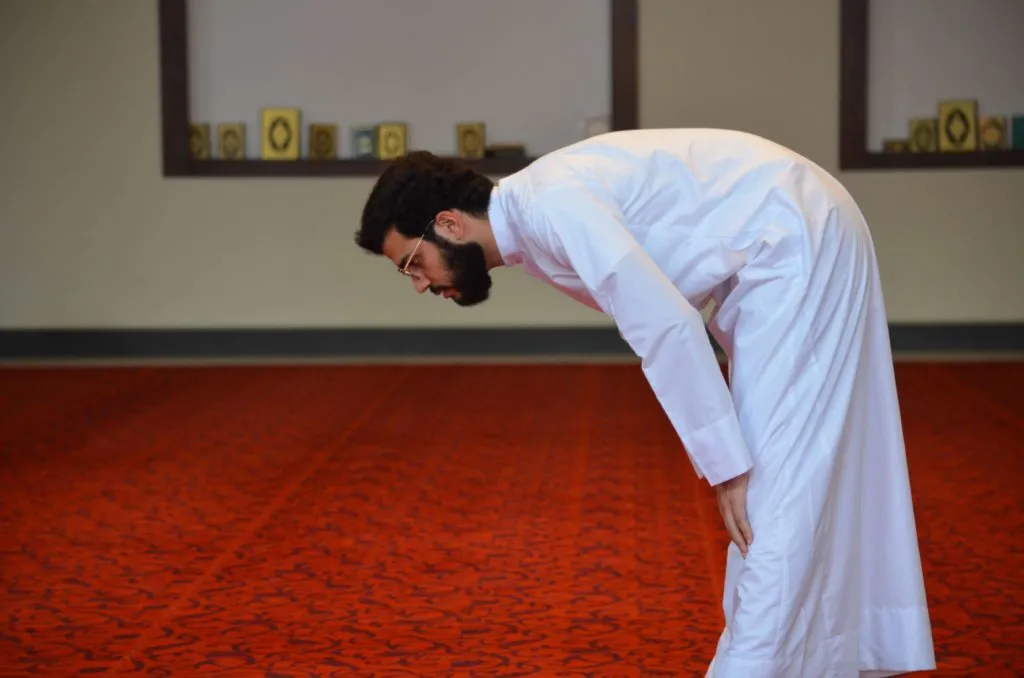 Salat - inclinaison