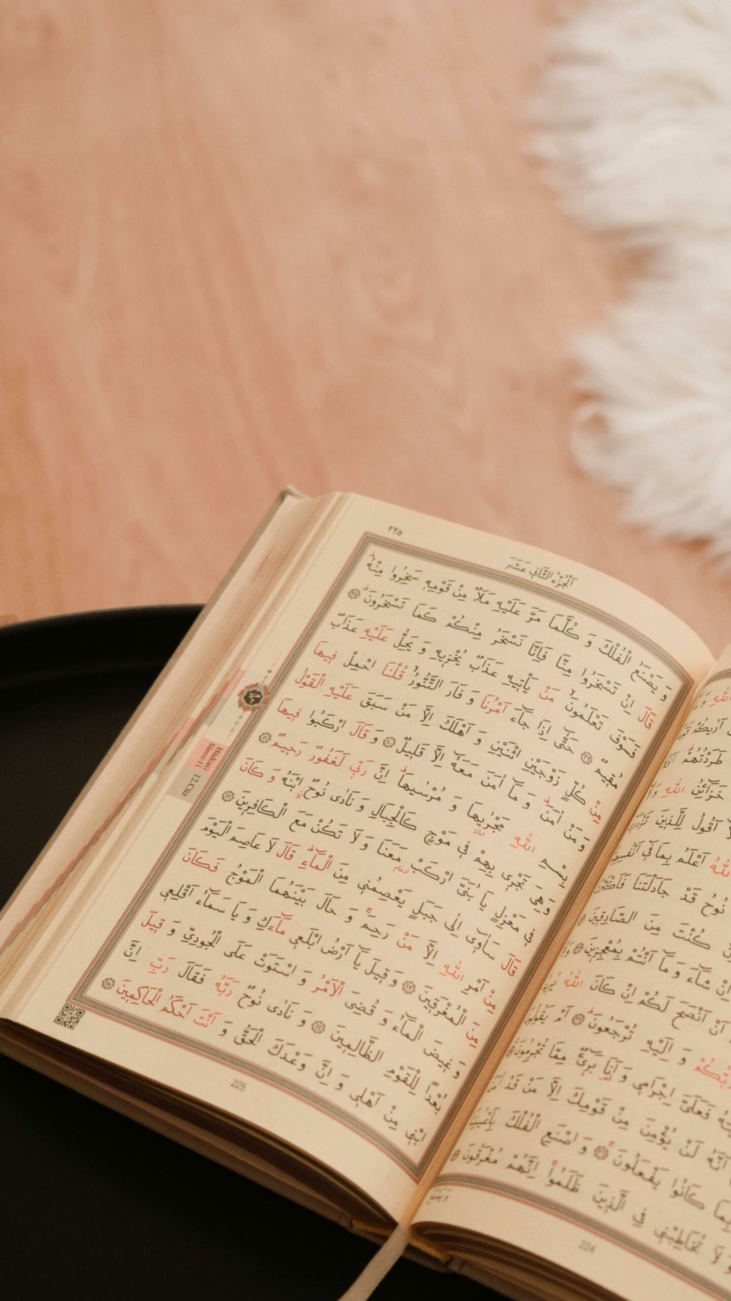 Open Quran illustrating online Quran courses