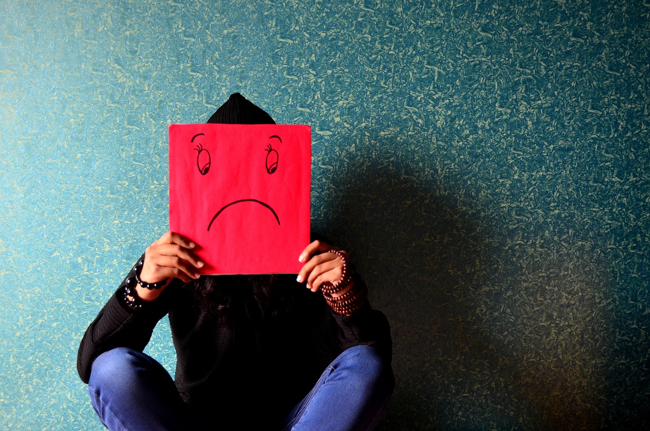 Sad person illustrating stress and anxiety