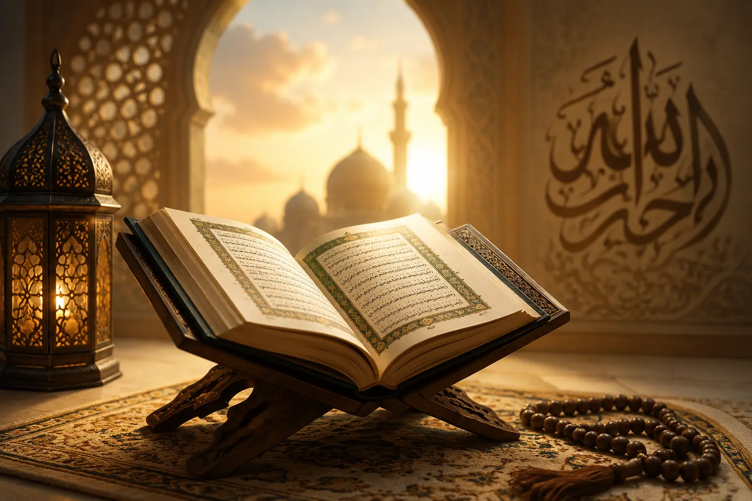Open Quran illustrating Ayat al-Kursi and its benefits